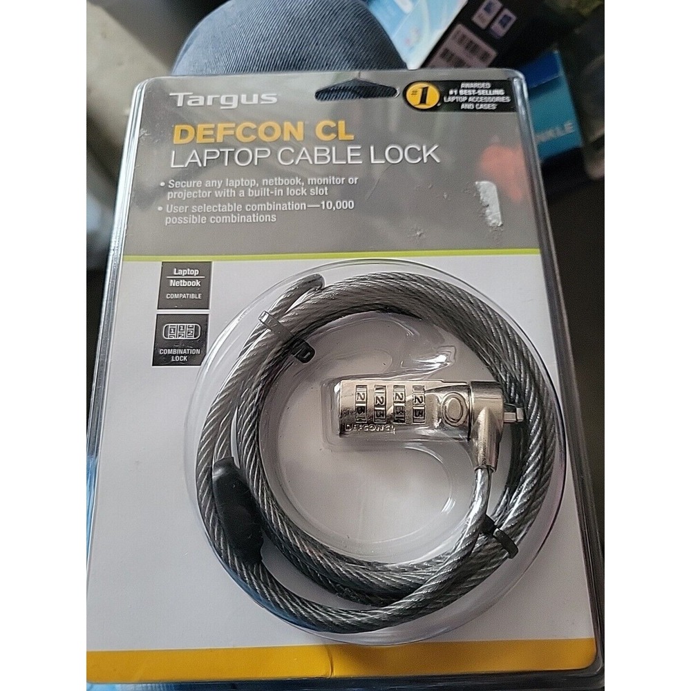 Targus Defcon CL Laptop Combination Cable‎ Lock